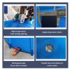 JQGADL Above-Ground Canvas Fish Pond Pool, Round, Foldable, Blue, 1.8 x 0.8 m / 2,000 L view 3