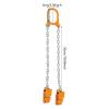 WOLEGM Chain Drum Lifter with 2 Chains view 4
