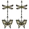 4-Piece Dragonfly Vintage Ceiling Fan Pull Chain Extenders view 1