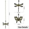 4-Piece Dragonfly Vintage Ceiling Fan Pull Chain Extenders view 2