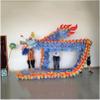 15 m Silk Lion Dance Costume Head for 8 Players, Outdoor Parade and Chinese New Year view 1