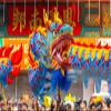 15 m Silk Lion Dance Costume Head for 8 Players, Outdoor Parade and Chinese New Year view 2