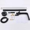CWCQGH Freestanding Bathtub Faucet Set, Black view 3