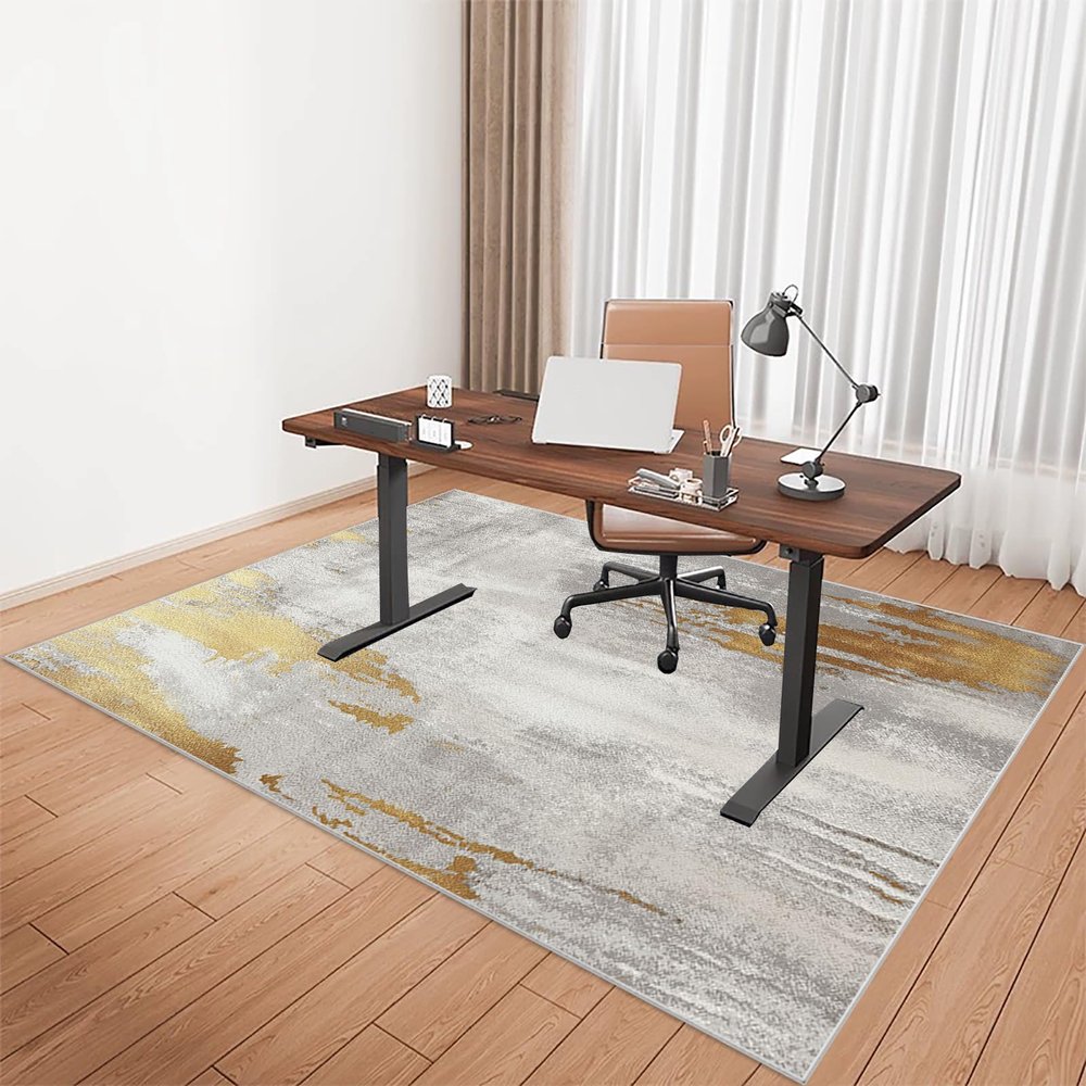 Tkuhknag Office Chair Mat, Gaming Chair Mat 150 x 180 cm, Floor Protector for Carpet and Laminate