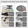Tkuhknag Office Chair Mat, Gaming Chair Mat 150 x 180 cm, Floor Protector for Carpet and Laminate view 4