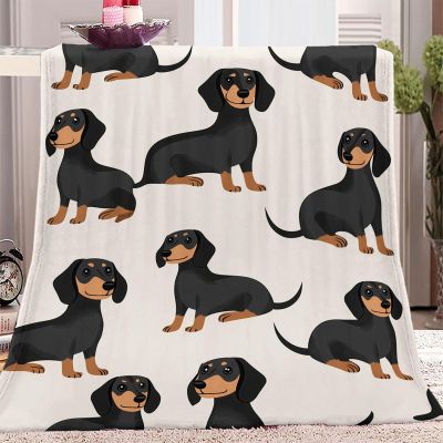 TradesForU Blanket, Cartoon Ballet Illustration, Printed Double-Flannel Blanket, 150 x 200 cm, Soft Lightweight Sofa and Bed Blanket for All Seasons, Children and Adults