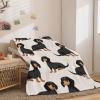 TradesForU Blanket, Cartoon Ballet Illustration, Printed Double-Flannel Blanket, 150 x 200 cm, Soft Lightweight Sofa and Bed Blanket for All Seasons, Children and Adults view 3