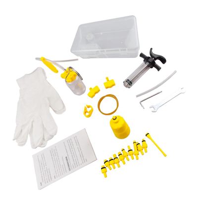 Mountain Bike Brake Bleeding Kit, 1 Set, Plastic and Fabric