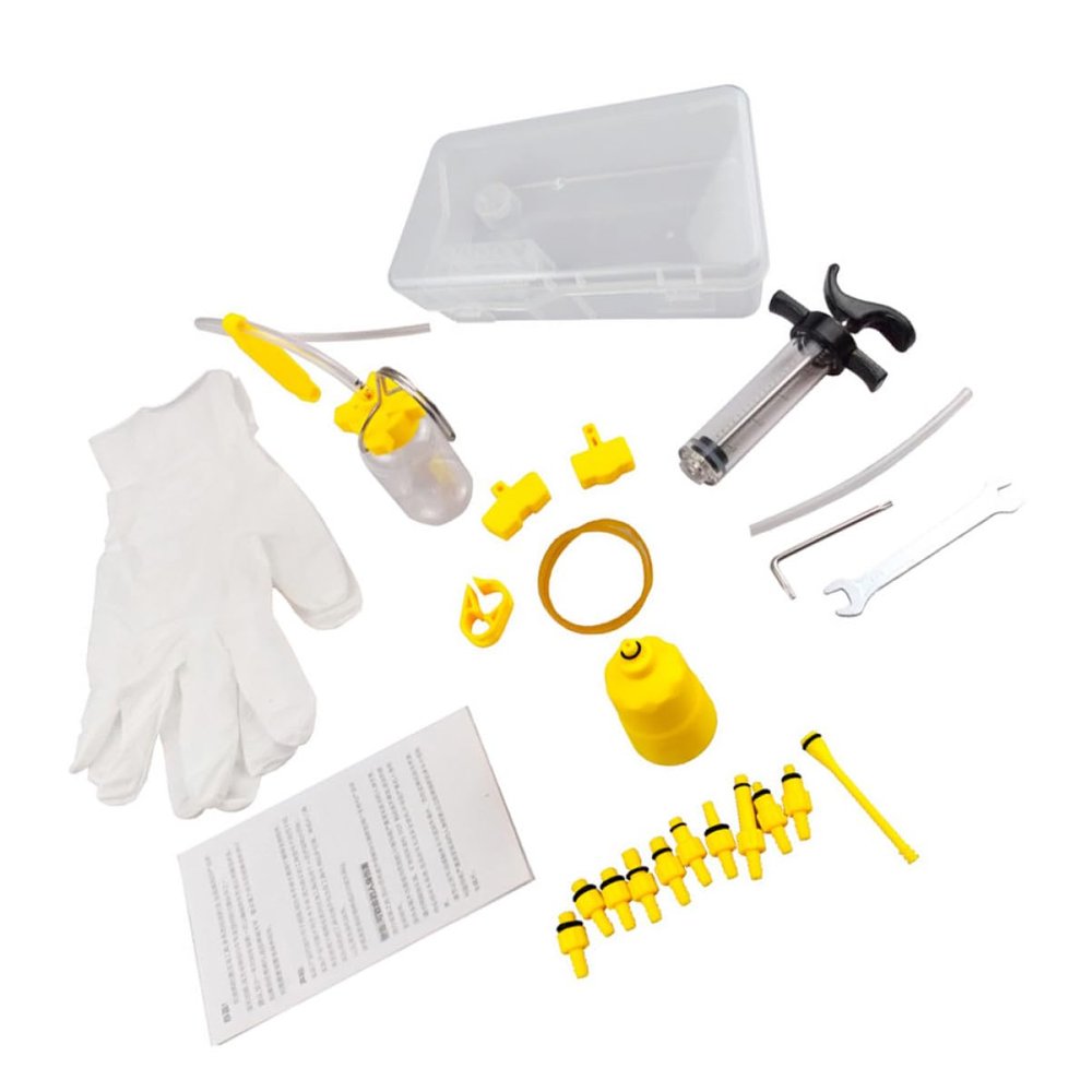 Mountain Bike Brake Bleeding Kit, 1 Set, Plastic and Fabric