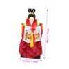 KONTONTY Korean Hanbok Doll Traditional Craft Figurine with Stable Base view 2