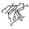 Artibetter 10-Piece Black Self-Adhesive House Number Set view 1