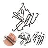 Artibetter 10-Piece Black Self-Adhesive House Number Set view 4