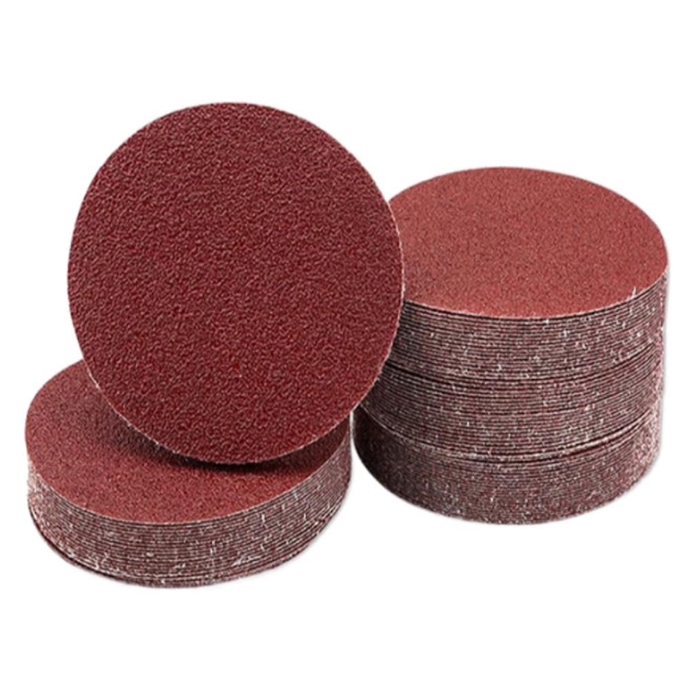 3-Inch Hook-and-Loop Sandpaper Discs, 100-Piece Set, 60–1000 Grit