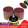 3-Inch Hook-and-Loop Sandpaper Discs, 100-Piece Set, 60–1000 Grit view 2