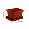 Sosoport 5-Piece Large Flower Pots with Saucers, Bonsai Planters for Garden and Balcony, for Flowers and Succulents, Durable and Elegant view 2