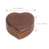 Walnut Heart Music Box, Mechanical Wind-Up, Halloween Party view 2
