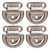 4 Sets Foldable Stainless Steel D-Rings for Marine Yachts view 1