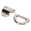 4 Sets Foldable Stainless Steel D-Rings for Marine Yachts view 3