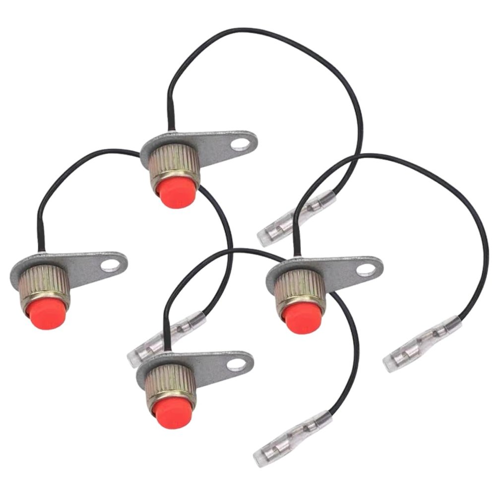 4-Piece Stop Safety Switches for Grass Trimmers and Lawn Mowers