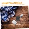 ABOOFAN Stone and Iron Tablecloth Weights, Windproof Tablecloth Clips, 4-Piece Set view 3