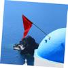 Sosoport Adjustable Aluminum Alloy Flagpole Wall Mount view 3