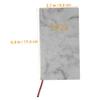 Lurrose 365-Day Daily Planner with Modern Marble PU Cover view 2