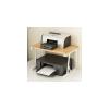 HUFIREHU 2-Tier Wooden Printer Stand, White view 1