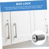 Zinc Alloy Cabinet Cam Locks, 5-Pack, Silver view 2