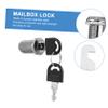 Zinc Alloy Cabinet Cam Locks, 5-Pack, Silver view 3