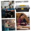 Black PP Portable Storage Box for Tools and Small Parts view 4