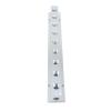 1/4" BSP Female 9-Way, 11-Port Solid Aluminum T-Shaped Air Manifold Block Splitter view 1