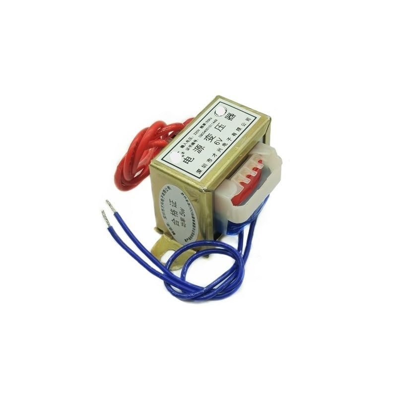 BYLSAGWHT 5W EI Copper Power Transformer, 220V/380V Input, 6V/9V/12V/15V/18V/24V/36V/48V AC Output, 50Hz, Single/Dual Voltage (220V Dual Voltage, 3-Wire, AC220V)