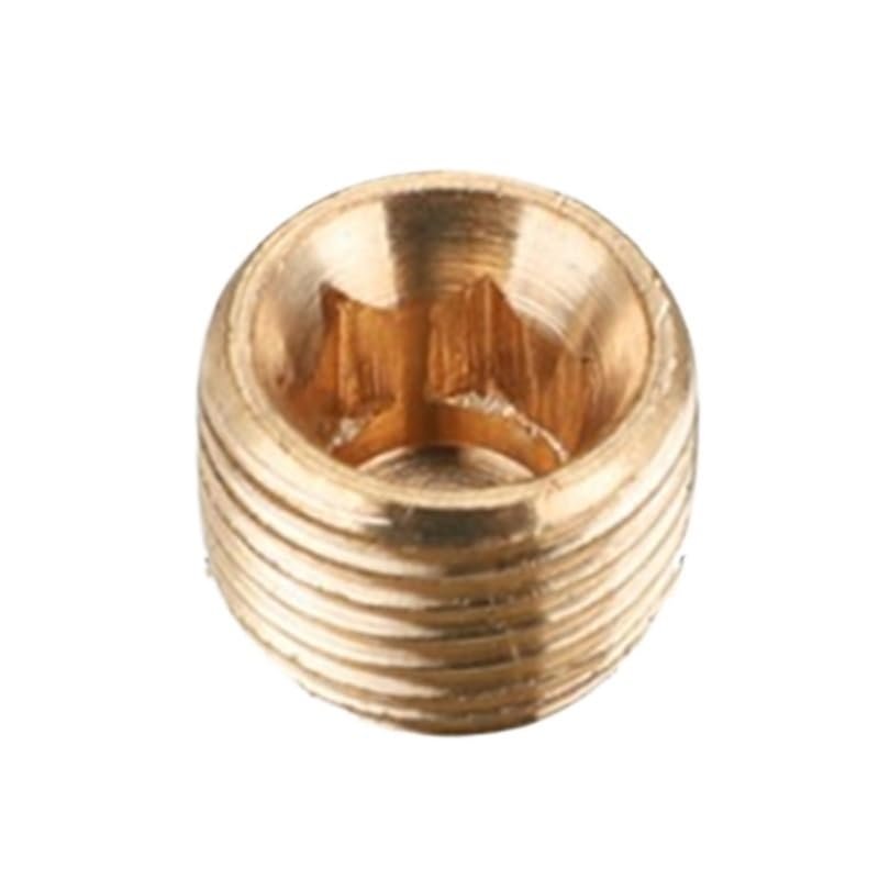 REIUAFWYGV Internal Hex Large-Head External-Tooth Copper/Iron 1/8" 1/4" 3/8" 1/2" 3/4" 1" (Iron, 1/4")