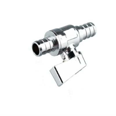 BYLSAGWHT 1-Piece Brass Shut-Off Valve for Hose, Water/Oil Pipe, Underfloor Heating, Indoor, Industrial and Chemical Applications, 1/2 x 1/2 in