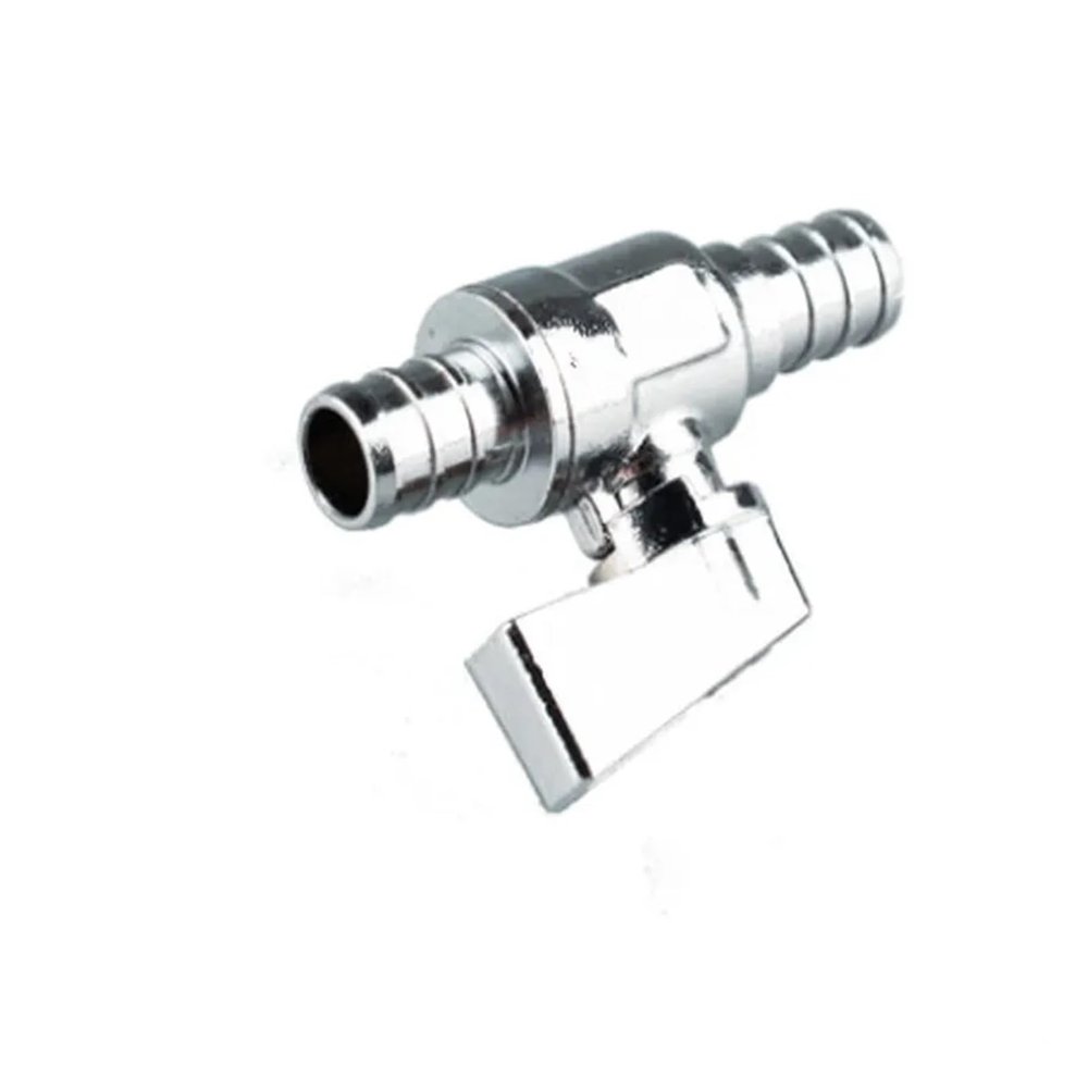 BYLSAGWHT 1-Piece Brass Shut-Off Valve for Hose, Water/Oil Pipe, Underfloor Heating, Indoor, Industrial and Chemical Applications, 1/2 x 1/2 in