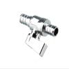 BYLSAGWHT 1-Piece Brass Shut-Off Valve for Hose, Water/Oil Pipe, Underfloor Heating, Indoor, Industrial and Chemical Applications, 1/2 x 1/2 in view 2