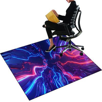 Gaming Chair Mat, 120 x 140 cm Scratch-Resistant Floor Protector for Rolling Chairs