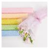 WENH 4 Yards Craft Snow-Dot Mesh for DIY Wedding, Party, Bouquet and Gift Wrapping (Yellow) view 3