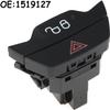 Hazard Warning Light Button Lock/Unlock Switch 1519127 1767567, 1 pc view 2