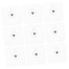 20 Plastic Wall Hooks, Invisible Adhesive Hooks, No Drilling view 1