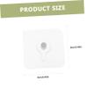 20 Plastic Wall Hooks, Invisible Adhesive Hooks, No Drilling view 2