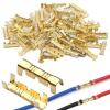 REIUAFWYGV 50/100/200PCS 0.5–1.5 mm² U-Shaped 453 Wire Connectors, Small-Tooth Fascia Butt Terminals, Quick Plug-In Crimp Terminals (50 PCS) view 1
