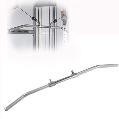 Straight Lat Pulldown Bar with Double Hooks, 113 cm