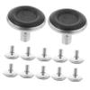 Angoily 24 Adjustable M8 Leveling Feet for Furniture and Cabinets, Iron and Plastic, Non-Slip view 1
