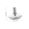 Angoily 24 Adjustable M8 Leveling Feet for Furniture and Cabinets, Iron and Plastic, Non-Slip view 2