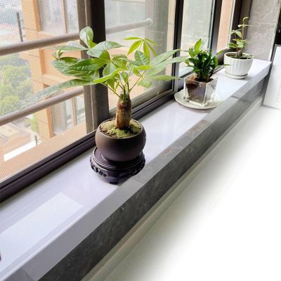 Acrylic Window Sill Cover, Pure White, 140 x 19.8 cm