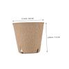 BESPORTBLE 50-Piece Round Paper Seedling Pots with Drainage Holes, Biodegradable Plant Containers for Seedlings and Flowers view 2