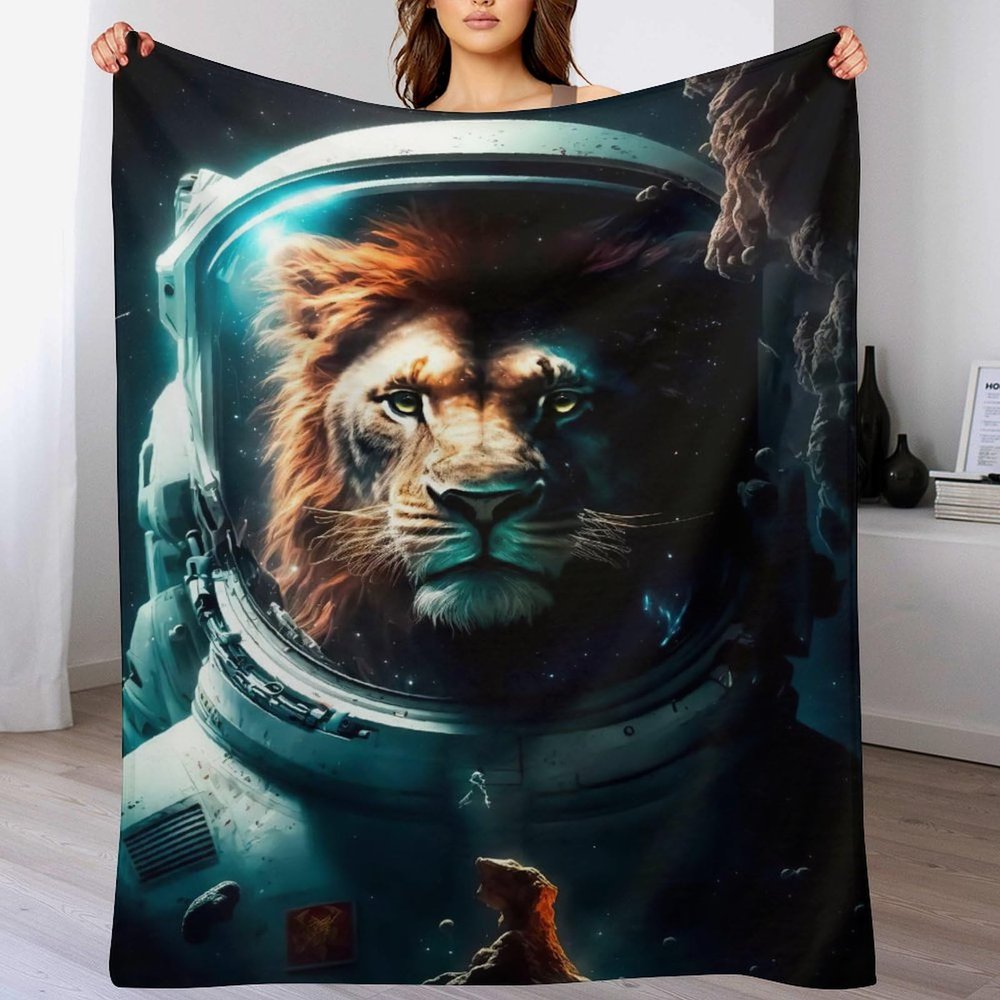 Fluffy Blanket, Lwe Soft Warm Flannel Fleece Blanket for Sofa, Couch, Living Room, 130 x 180 cm