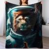 Fluffy Blanket, Lwe Soft Warm Flannel Fleece Blanket for Sofa, Couch, Living Room, 130 x 180 cm view 1