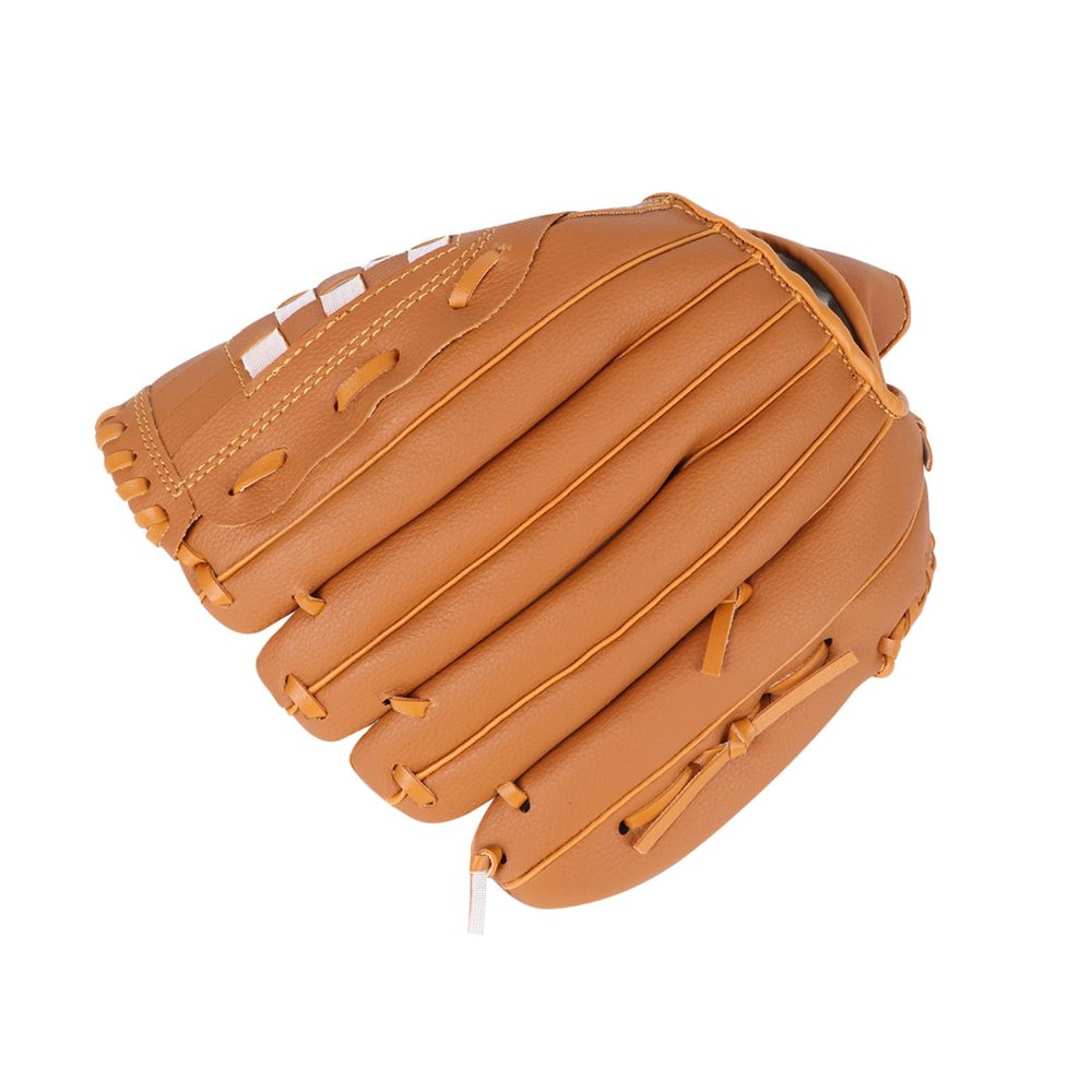 10.5-Inch PVC Baseball Glove for Left Hand, Orange